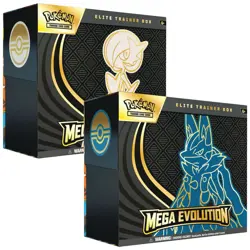 Pokemon Center Mega Evolution Gardevoir & Lucario ETB Elite Trainer Box Set Of 2 - Image 1