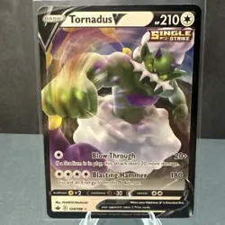 Tornadus V - 124/198 - Pokemon TCG Chilling Reign (2021) - NM - HOLO - Image 1