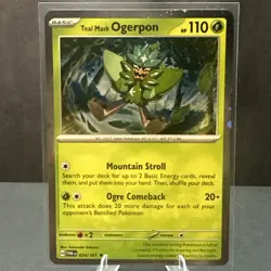 Teal Mask Ogerpon 024/167 Holo Rare Twilight Masquerade SV06 Pokemon TCG NM - Image 1