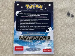 Pokemon Scarlet And Violet Serial Codes Shiny Koraidon or Miraidon UNSCRATCHED! - Image 2