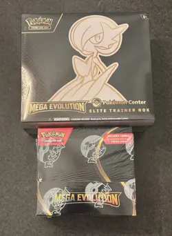 Mega Evolution Pokemon Center Gardevoir ETB + Enhanced Booster Box-SEALED - Image 1