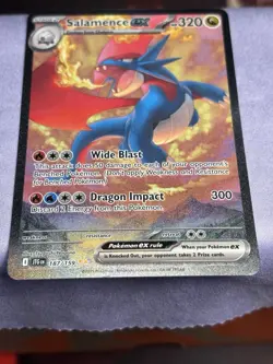 Salamence EX 187/159 Journey Together Special Illustration Rare Pokemon TCG Holo - Image 3
