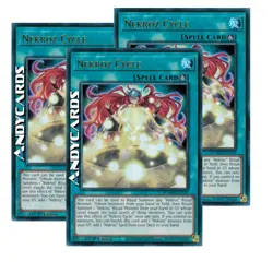 NEKROZ CYCLE 3x • (Ciclo Nekroz) • Ultra R • BLMM EN167 • 1Ed • Yugioh ANDYCARDS - Image 1