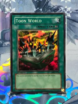 MRL-E076 Toon World Super Rare 1st Edition VLP! YuGiOh TCG - Image 1
