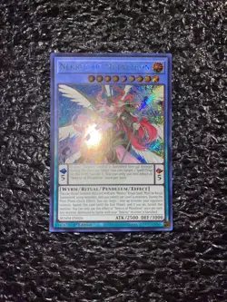 Yugioh! Nekroz of Metaltron BLMM-EN026 Secret Rare 1st Edition Near Mint - Image 1