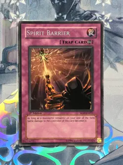 SOD-EN051 Spirit Barrier Rare 1st Edition MP! YuGiOh TCG - Image 1