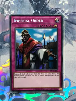 PSV-EN104 Imperial Order Secret Rare Unlimited Edition Near Mint YuGiOh TCG - Image 1
