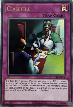 Ceasefire [PSV-EN030] Ultra Rare YuGiOh TCG Card - Image 1