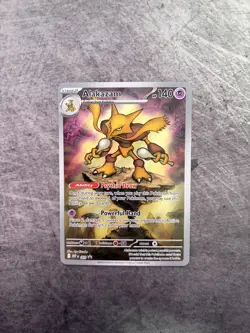Alakazam Mega Evolution ETB Pokemon Card Promo 009 IR NM - Image 1