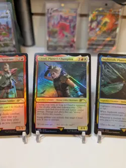 Final Fantasy Costco Promo Cards Foil Cloud & Sephiroth Magic The Gathering MTG - Image 4