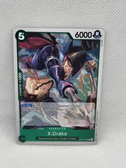X.Drake OP01-054 Romance Dawn Foil Pre Errata One Piece Card Game English NM - Image 1