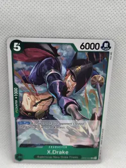 X.Drake OP01-054 Romance Dawn Foil Pre Errata One Piece Card Game English NM - Image 2