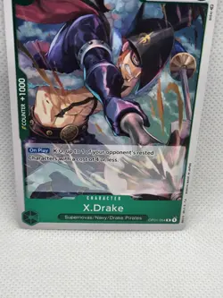 X.Drake OP01-054 Romance Dawn Foil Pre Errata One Piece Card Game English NM - Image 3