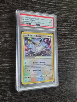 PSA 9 MINT Radiant Eevee SWSH230 (Pokemon Go) Holo Promo Pokemon Card - Image 2