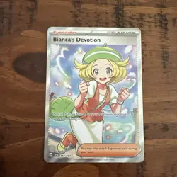 Pokemon Card TCG - Bianca's Devotion 197/162 Full Art Trainer Temporal Forces NM - Image 1
