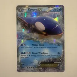 Pokemon TCG Kyogre EX XY Black Star Promos Holo Rare Card XY41 NM - Image 1