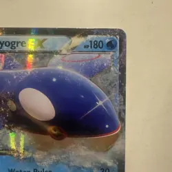 Pokemon TCG Kyogre EX XY Black Star Promos Holo Rare Card XY41 NM - Image 3