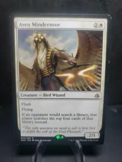 MTG - Aven Mindcensor Amonkhet Magic AKH (005/269) Bird Wizard MP - Image 1