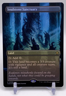 MTG: Foundations (FDN) Soulstone Sanctuary (Borderless) (FOIL) Rare #356 - Image 1