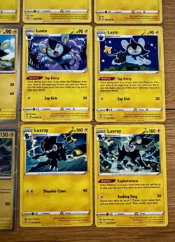 18x Shinx Luxio Luxray Card Lot Pokemon Cards Collection Set Deck Building TCG - Image 5