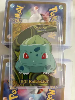 Bulbasaur #01 2000 Topps Pokemon TV Animation Edition Clear Card PC2 LP - Image 1