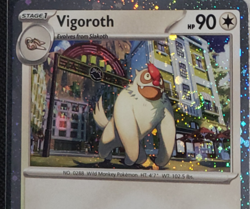 SWIRL ON EACH! Slakoth Vigoroth Slaking 160 - 162/193 Cosmos Promo Pokemon Cards - Image 3