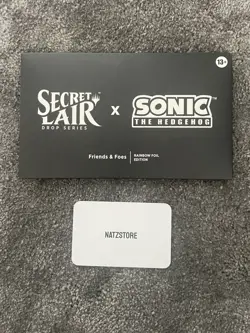 MTG Secret Lair x Sonic The Hedgehog Friends & Foes: Rainbow Foil 7-cards - Image 1