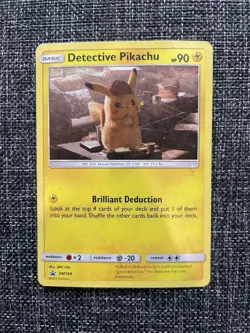 Detective Pikachu SM194 SM Black Star Promo Pokemon Card Pokemon TCG HP - Image 1