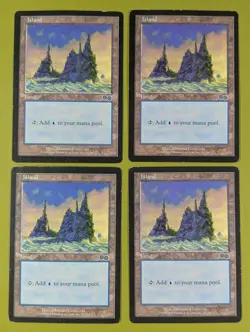 Island (337) x4 Urza's Saga 4x Playset Magic the Gathering MTG - Image 1