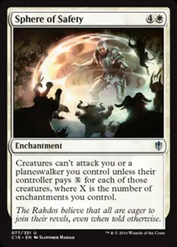 Sphere of Safety - Commander 2016 #077/351 MTG Magic The Gathering - Image 1