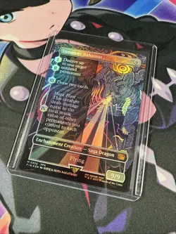 Summon: Bahamut (Borderless) Final Fantasy Foil Magic the Gathering - Image 3