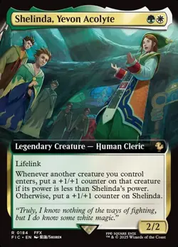 Shelinda, Yevon Acolyte (Extended Art) - FF - MTG Rare English Non Foil - Image 1