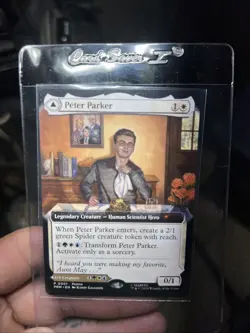 Peter Parker Spiderman MTG Exclusive Event Promo Non-Foil NM Disney exclusive - Image 2