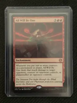 All Will Be One 118/271 Mtg Magic The Gathering Regular Mythic ONE NM - Image 1