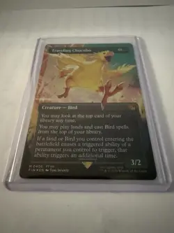 Traveling Chocobo (Borderless) Final Fantasy Foil - Image 1