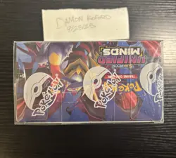 Pokemon TCG: Sun & Moon Unified Minds Booster Box Sealed w/ Acrylic Case - Image 4
