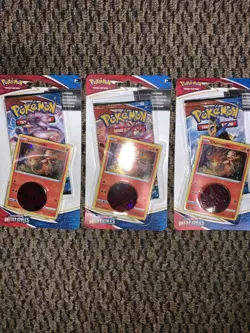 1 Blind Pokemon TCG Sword & Shield Battle Styles Blister Pack Charmander Pack - Image 1