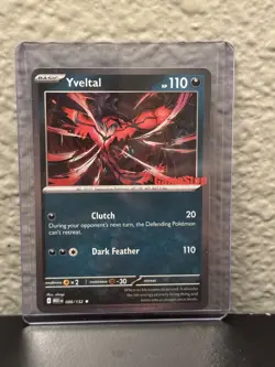 Pokemon TCG Yveltal 88/132 Mega Evolutions GAMESTOP STAMPED Promo - Image 1
