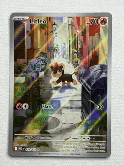 Pokemon 2025 Mega Evolution Litleo 139/132 Illustration Rare Near Mint - Image 1