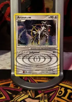 Arceus DP50 Diamond & Pearl Black Star Promo Holo Pokemon HP/Damaged Fast Ship - Image 1