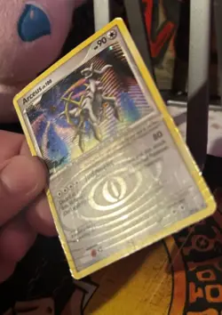 Arceus DP50 Diamond & Pearl Black Star Promo Holo Pokemon HP/Damaged Fast Ship - Image 3