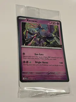Pokemon Mega Evolution Xerneas Best Buy Stamped Promo Sealed 064/132 US SELLER - Image 1
