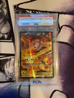 2016 Pokemon Red Blue Collection PSA 1 Charizard EX Holo #XY121 Black Star Promo - Image 1
