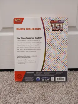 Pokemon TCG: Scarlet & Violet 151 Binder Collection Box New Factory Sealed - Image 2