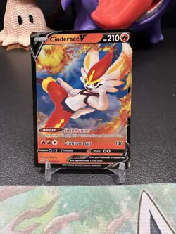 Cinderace V - 018/072 Shining Fates Ultra Rare Pokemon - NM/MINT - Image 1