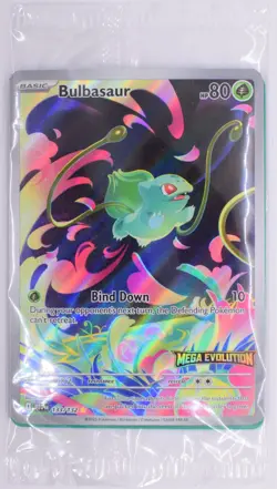 Bulbasaur (Sealed Box Topper) 133/132 IR NM Mega Evolution MEG Pokemon TCG EN - Image 1