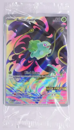 Bulbasaur (Sealed Box Topper) 133/132 IR NM Mega Evolution MEG Pokemon TCG EN - Image 1