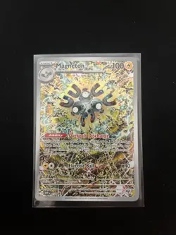 Pokemon 2024 Magneton Illustration Rare 159 Surging Sparks ETB Promo - Image 1
