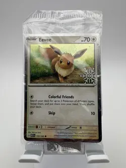 Eevee 133/165 Holiday Calendar 2025 151 Snowflake Stamped Promo SEALED! Pokemon - Image 1