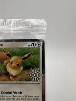 Eevee 133/165 Holiday Calendar 2025 151 Snowflake Stamped Promo SEALED! Pokemon - Image 3